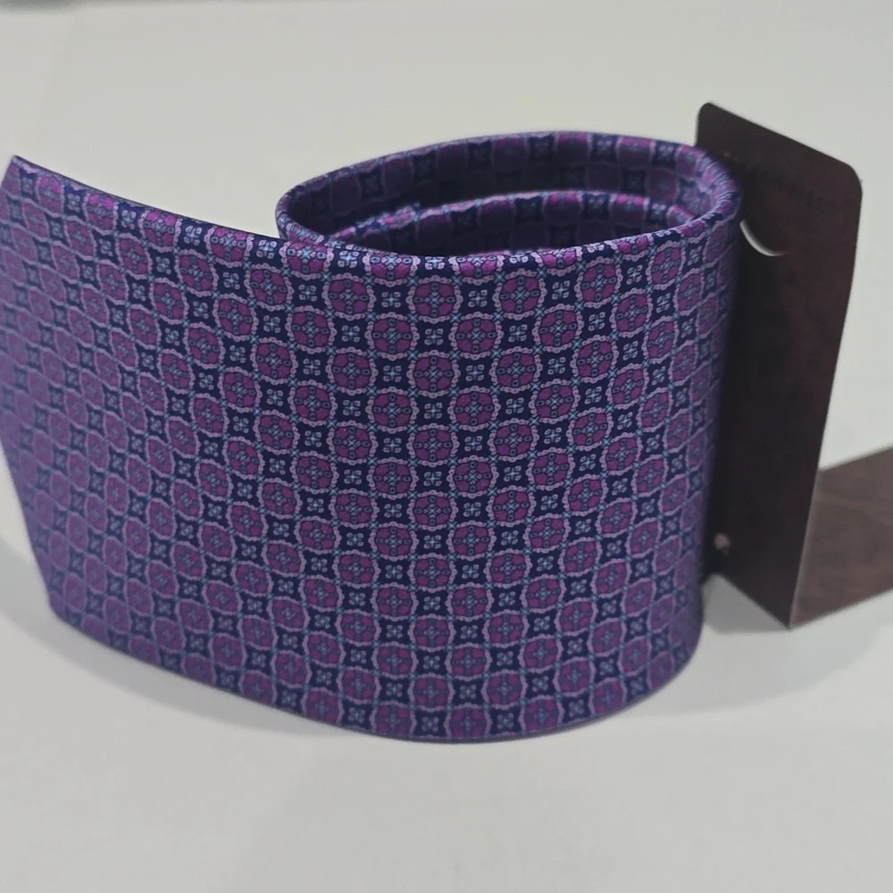 NWT ✅ Stefano Ricci Luxury Handmade Silk Tie Purple / Blue ~ CXRS-57501